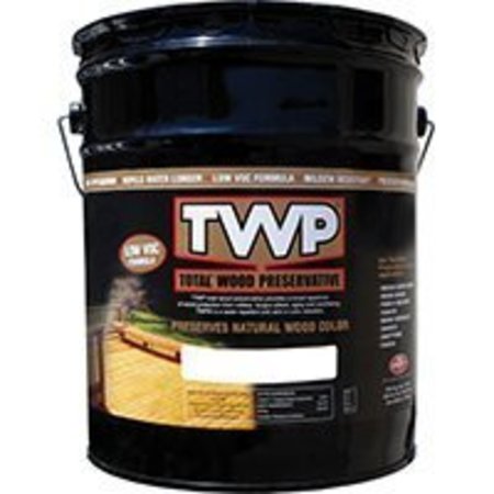 TWP TWP 1500 Series TWP-1502-5 Stain and Wood Preservative, Redwood, 5 gal Can TWP-1502-5